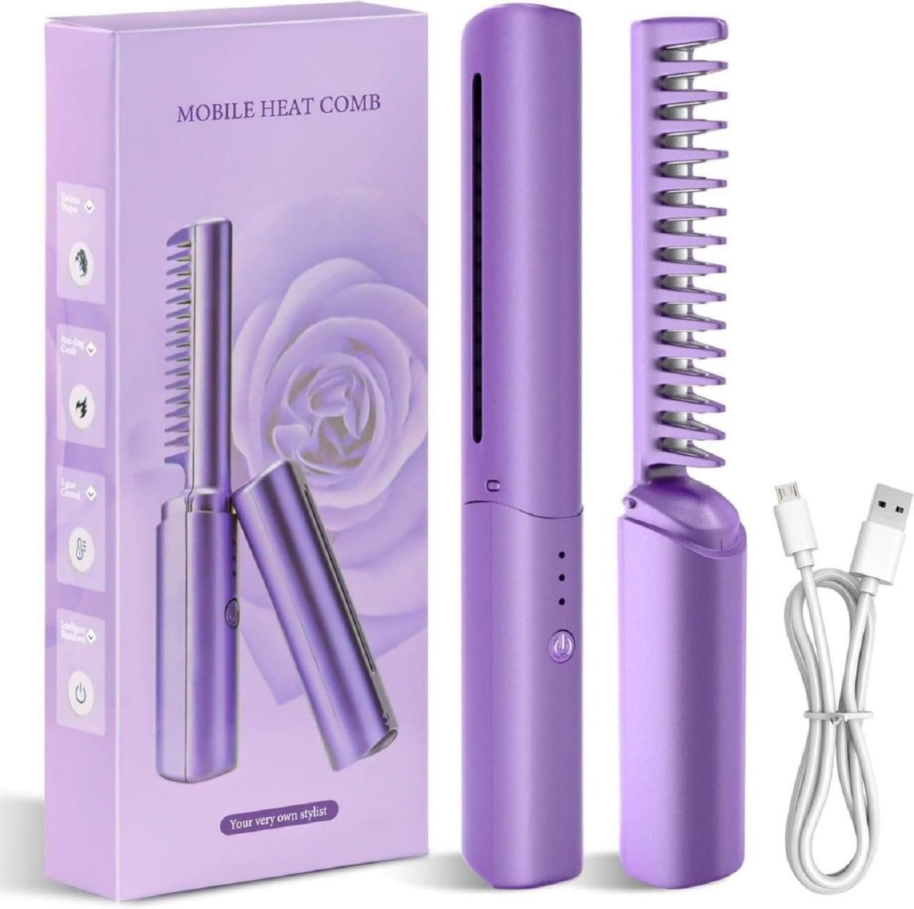 2 in 1 Mini Wireless Straightener